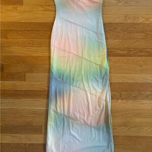 Princess Polly Multicolor Strapless Maxi Dress